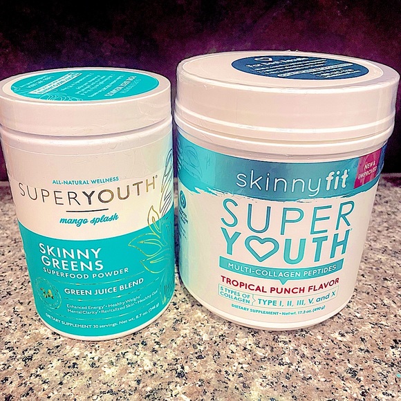 Skinny Fit BUNDLE: Super Youth Collagen & Super Youth Skinny Greens. - Picture 1 of 5